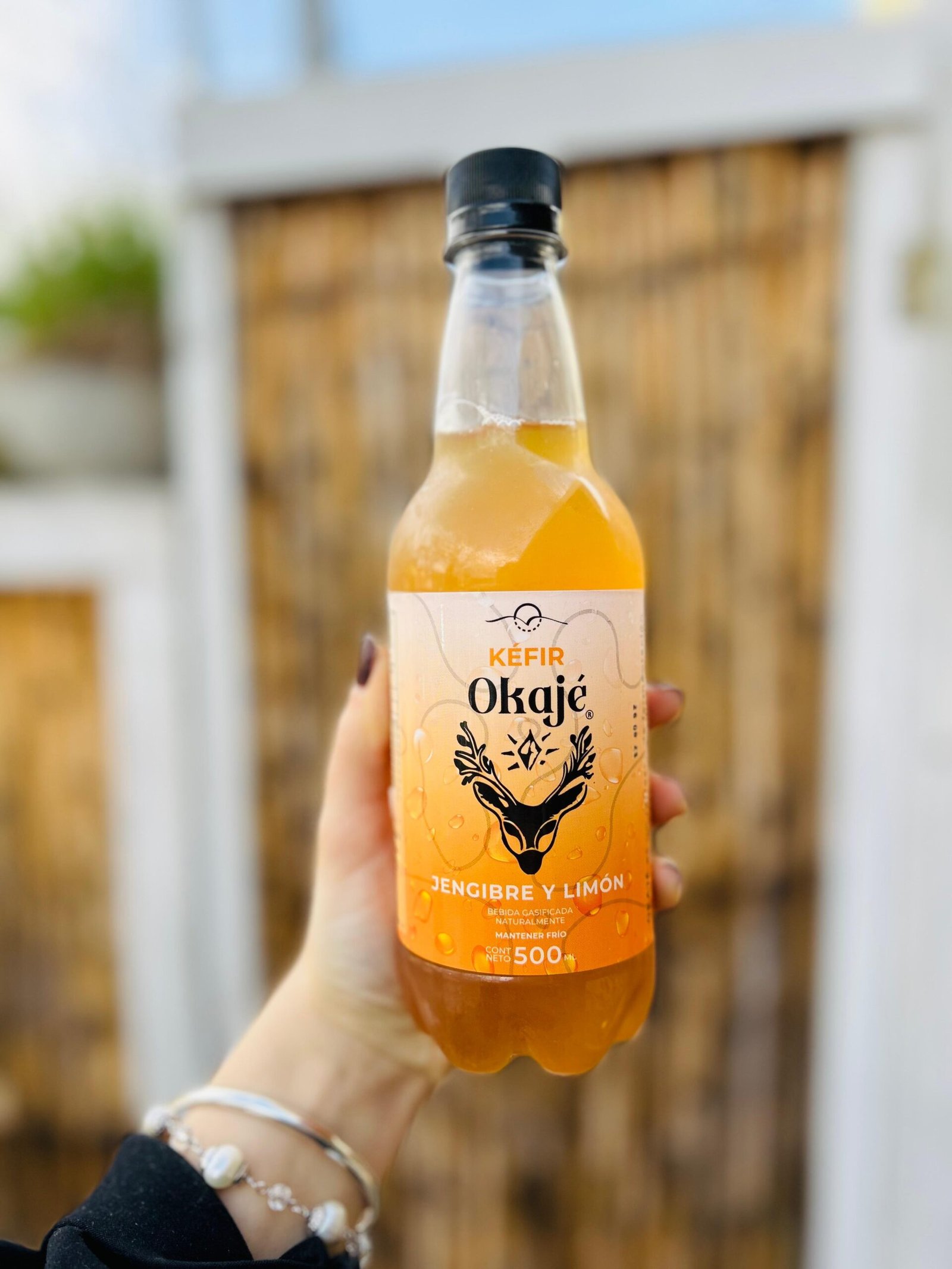 KEFIR OKAJE JENGIBRE Y LIMON 500 ML