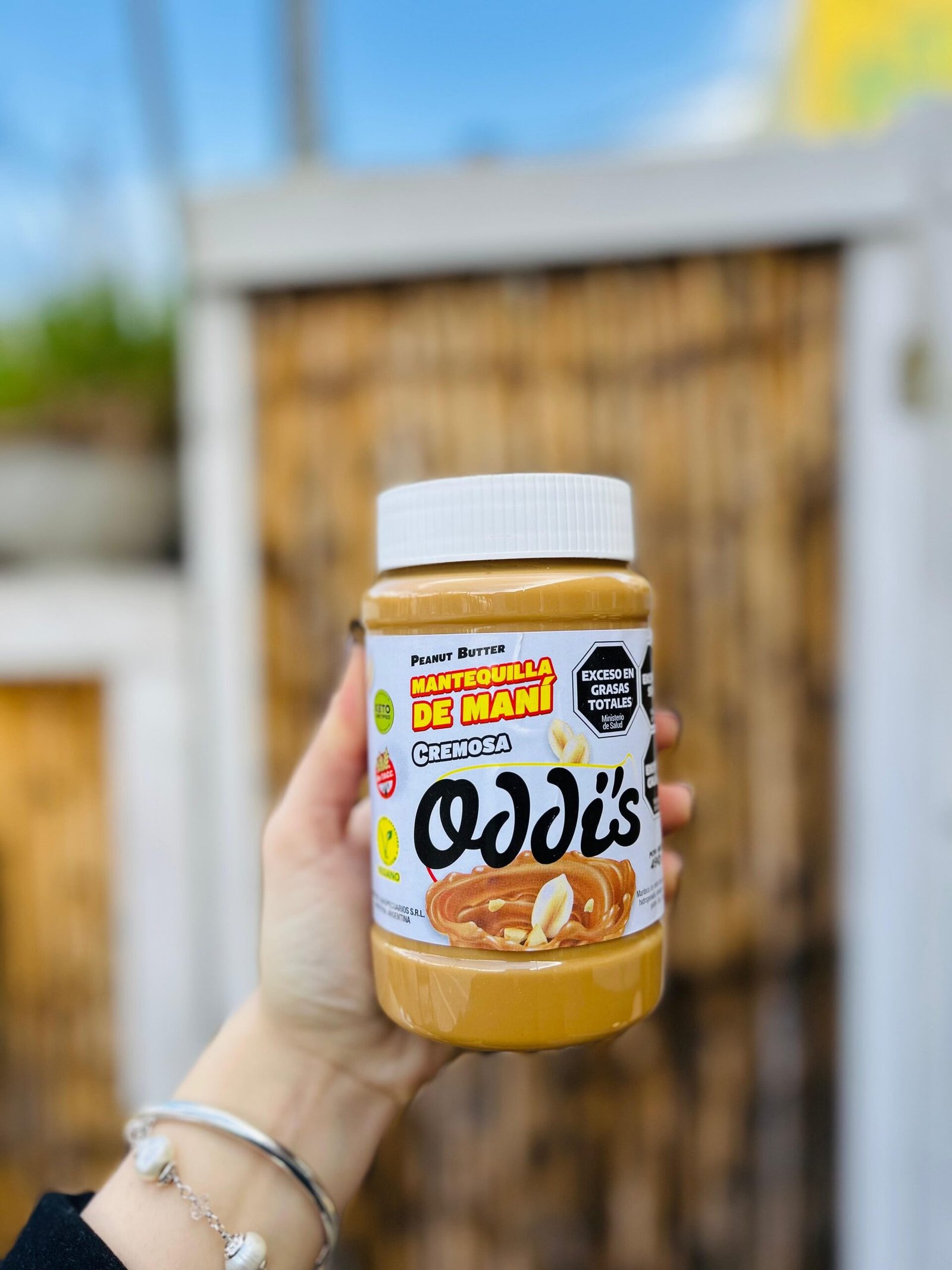 MANTEQUILLA DE MANI ODDIS VEGANO 490 G