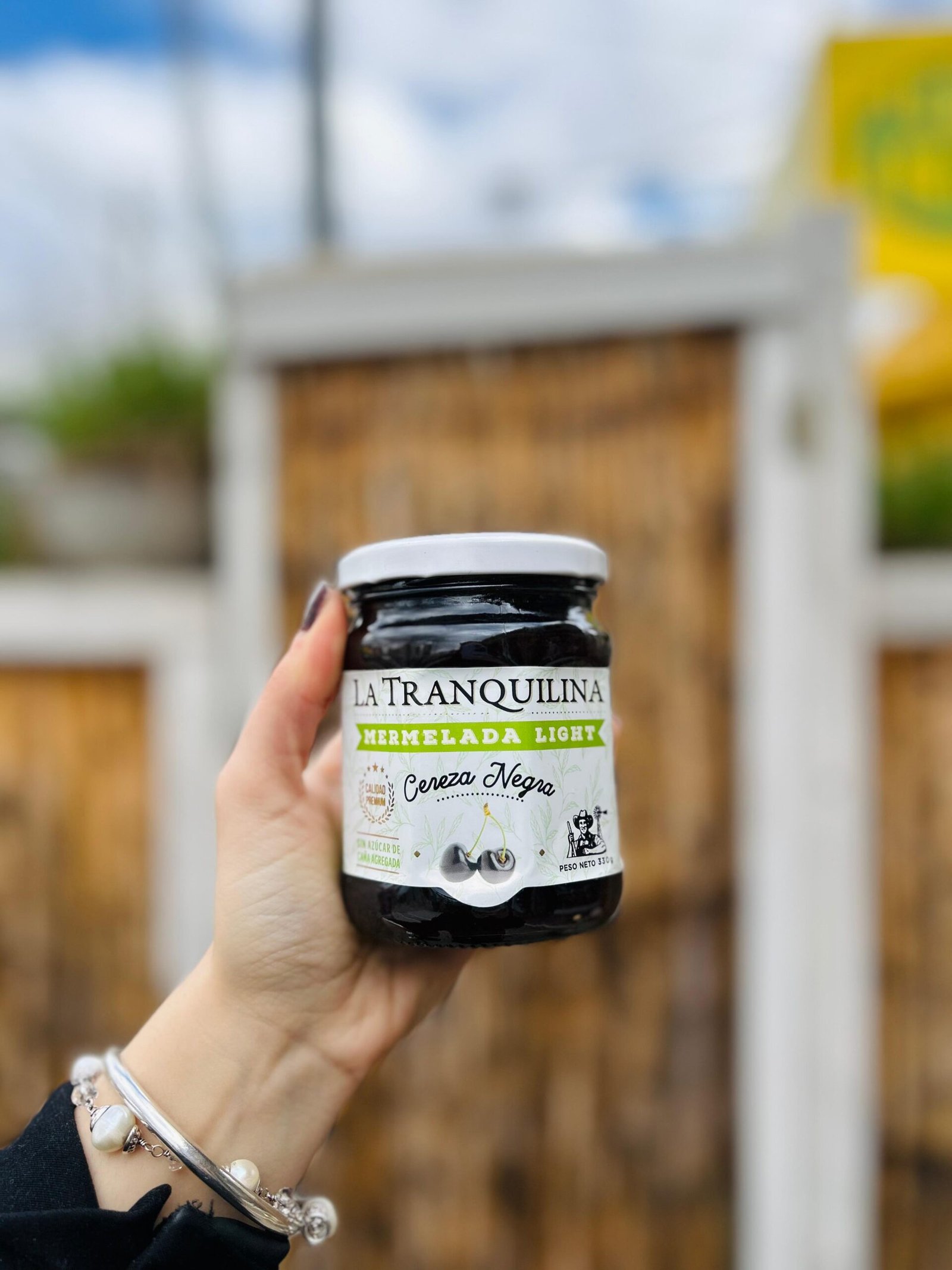 MERMELADA LA TRANQUILINA CEREZA NEGRA 330 G