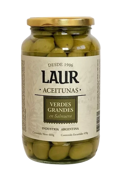 ACEITUNAS VERDES EN SALMUERA LAUR GRANDE