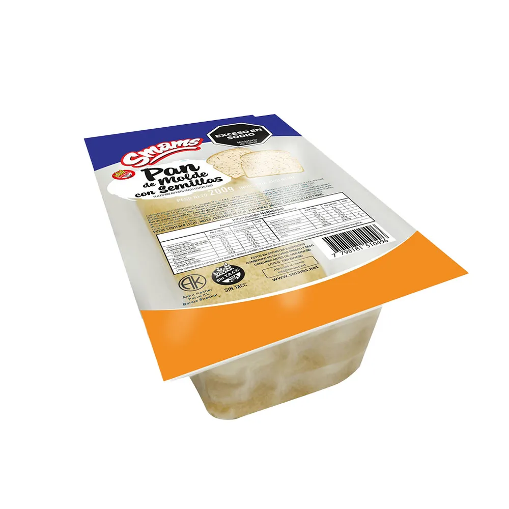 PAN DE MOLDE SMAMS CON SEMILLAS 200GRS