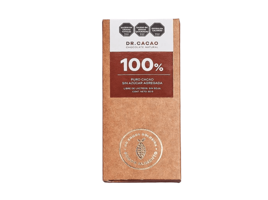 CHOCOLATE DR CACAO PURO SIN AZUCAR 100 %