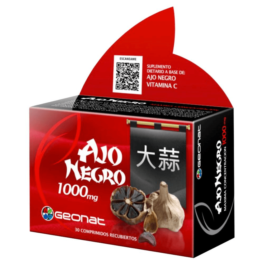 AJO NEGRO 1000 MG GEONAT 30 COMPRIMIDOS