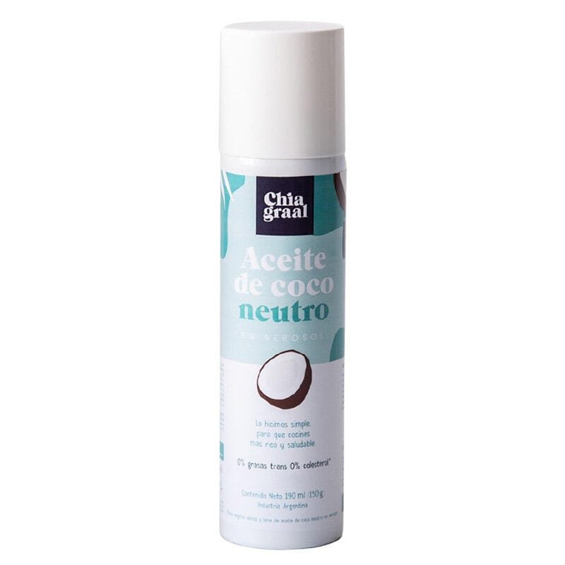 ACEITE DE COCO CHIA GRAAL EN AEROSOL NEUTRO