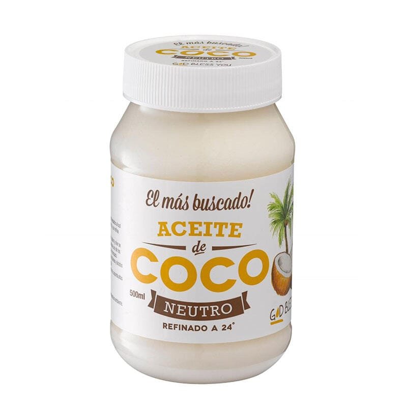 ACEITE DE COCO GOD BLESS YOU NEUTRO 500 ML