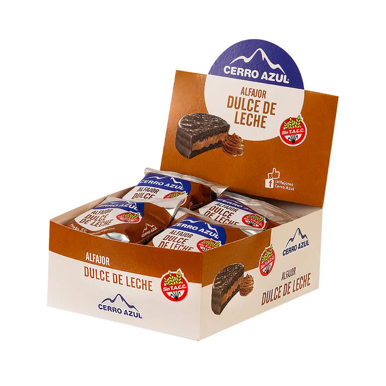 ALFAJOR CERRO AZUL DULCE DE LECHE