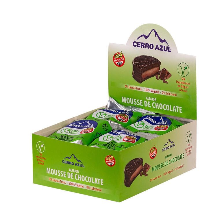 ALFAJOR CERRO AZUL MOUSSE DE CHOCOLATE