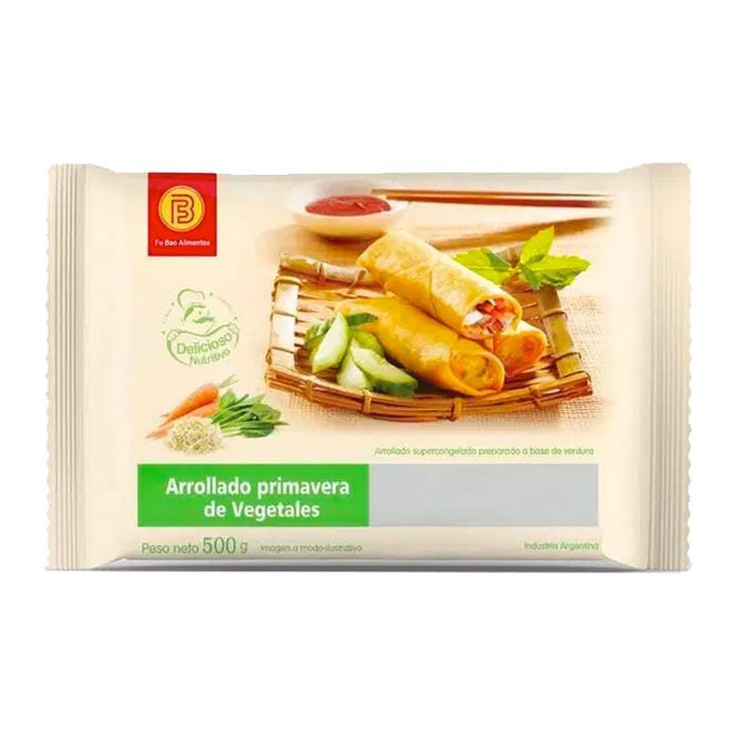 ARROLLADO PRIMAVERA FU BAO VEGETALES