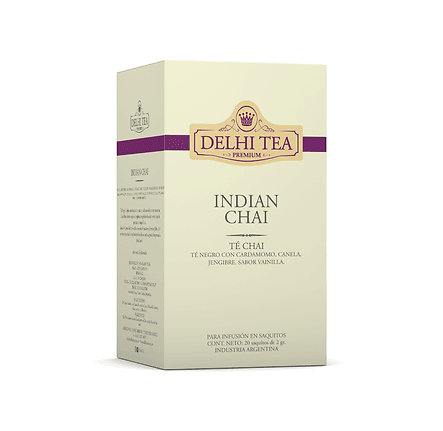 TE EN SAQUITOS DELHI TEA INDIAN CHAI