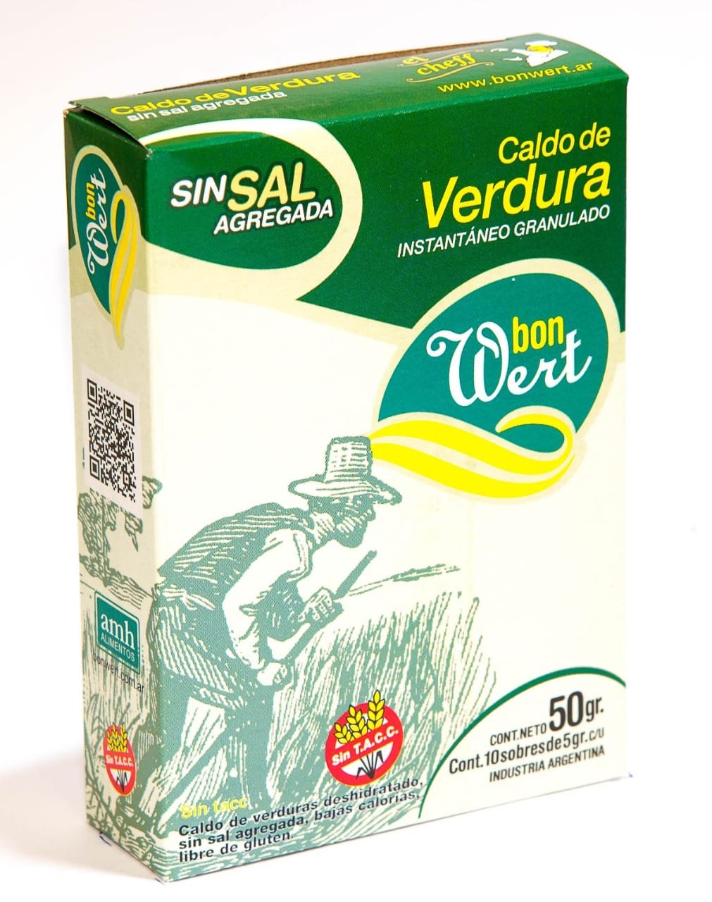 CALDO BON WERT DE VERDURA SIN SAL