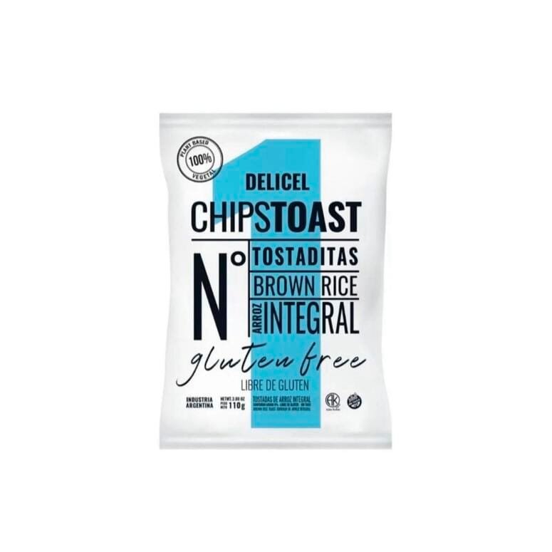 TOSTADAS DELICEL 110 G ARROZ INTEGRAL