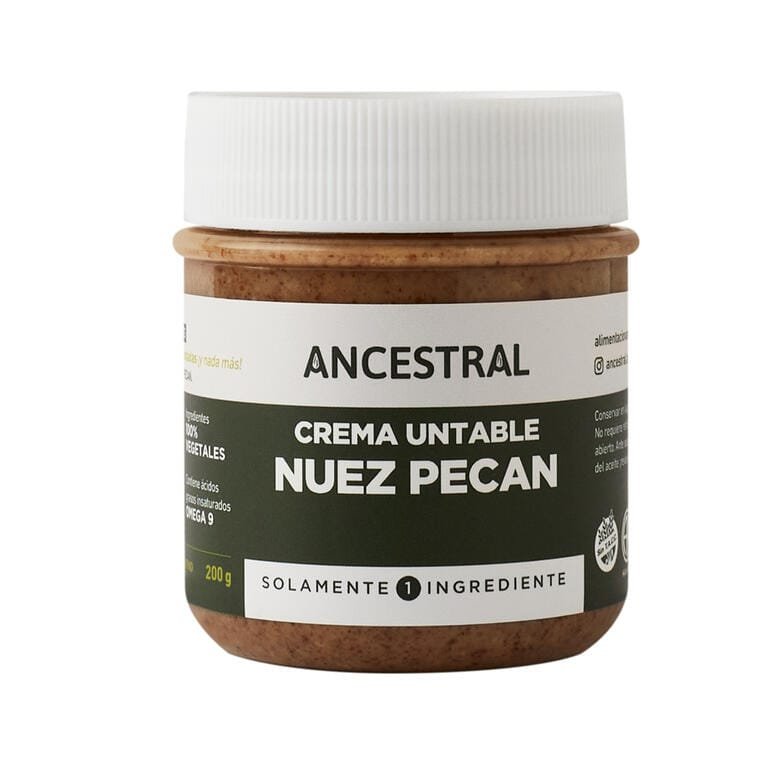 PASTA UNTABLE ANCESTRAL 200 G NUEZ PECAN