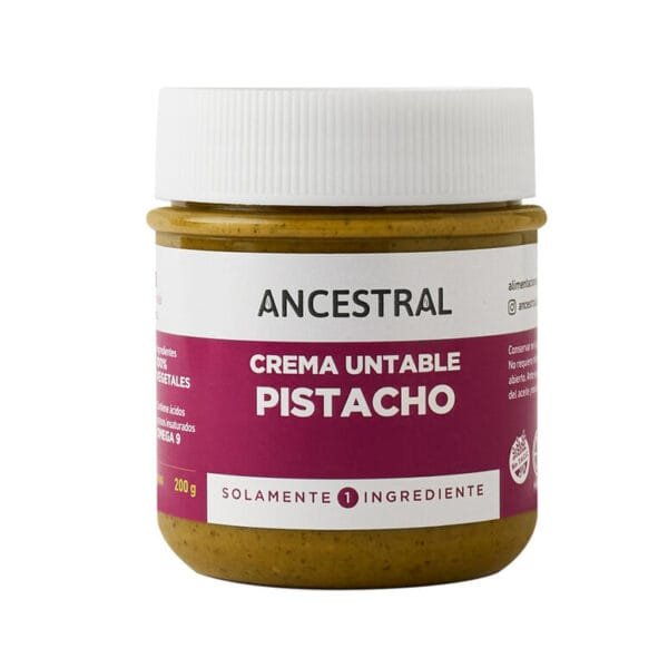 PASTA UNTABLE ANCESTRAL 200 G PISTACHO