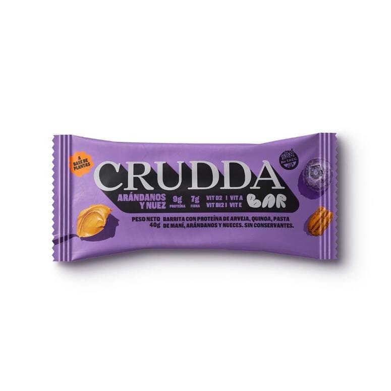 CRUDDA BAR ARANDANOS Y NUEZ
