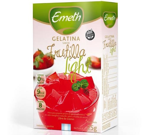 GELATINA EMETH SABOR FRUTILLA