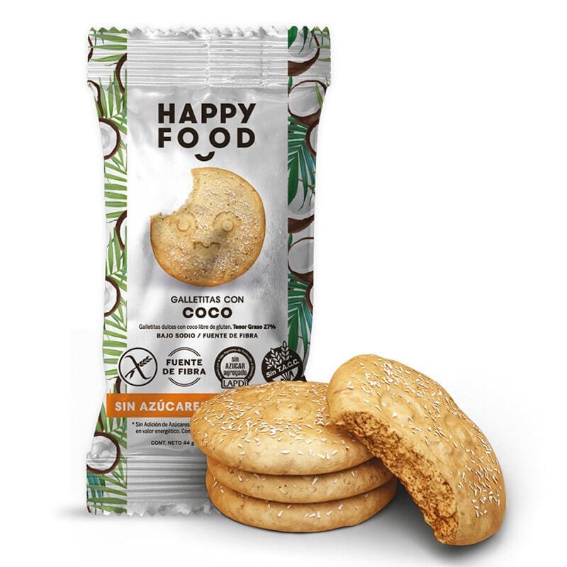 GALLETITAS DULCES HAPPY FOOD COCO 44 G