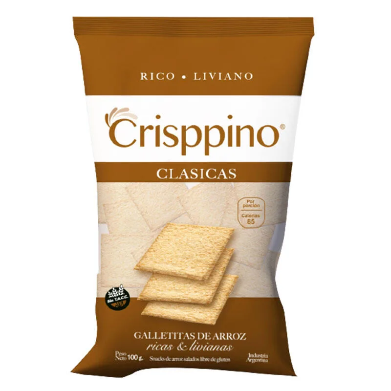GALLETAS DE ARROZ CRISPPINO 100 G CLASICAS