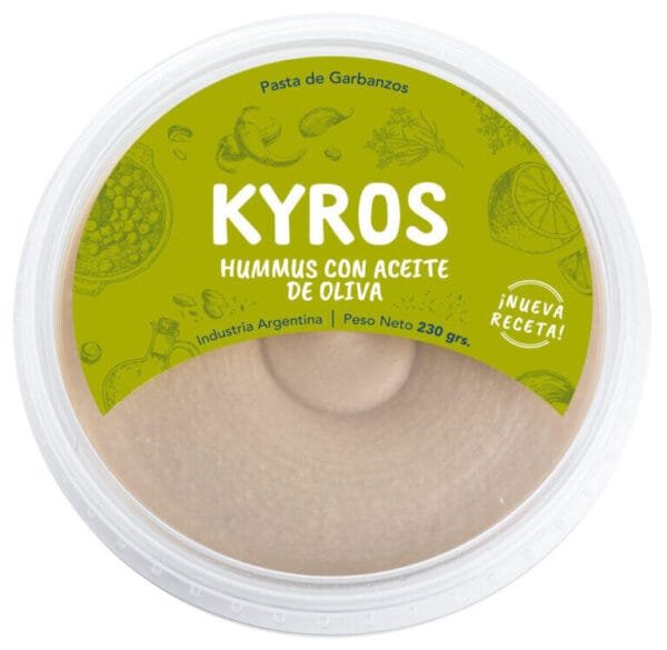 HUMMUS KYROS OLIVA 230GR
