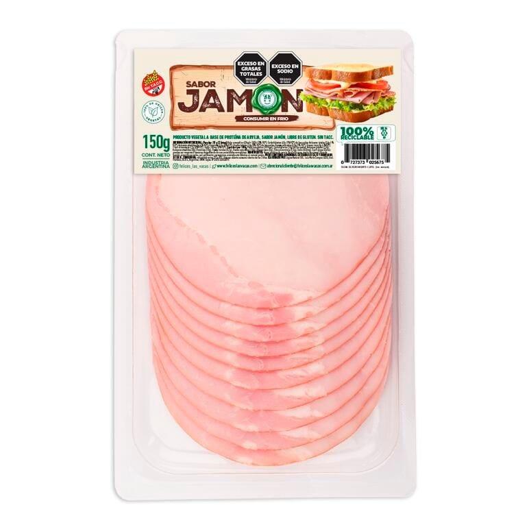 JAMON EN FETAS FELICES LAS VACAS 150GRS