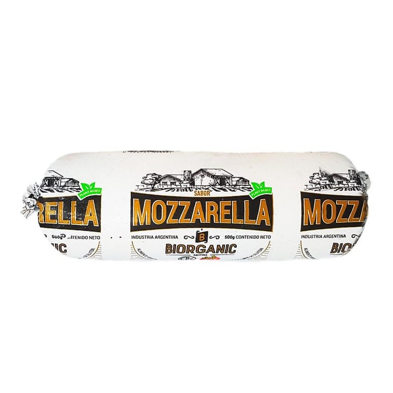 QUESO MUZZA BIORGANIC 500GRS