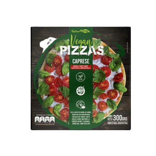 PIZZA NATURALRROZ VEGANA CAPRESE SIN TACC 480 G