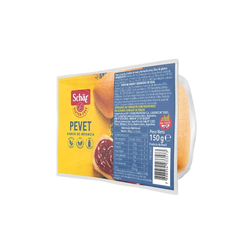 PEVET SCHAR SIN LACTOSA 150G