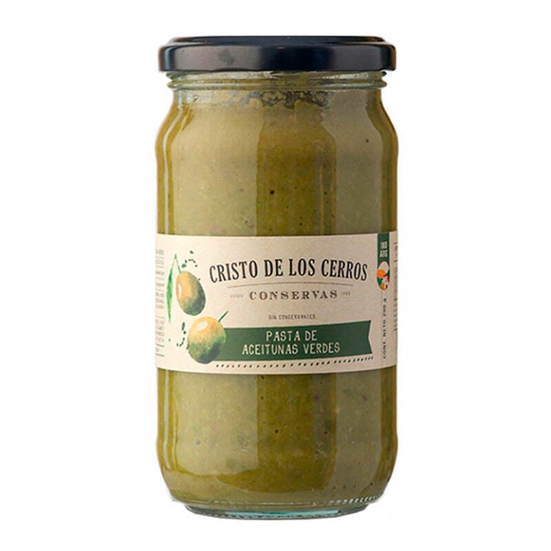 PASTA DE ACEITUNAS ALCARAZ CRISTO DE LOS CERROS 290 G VERDES