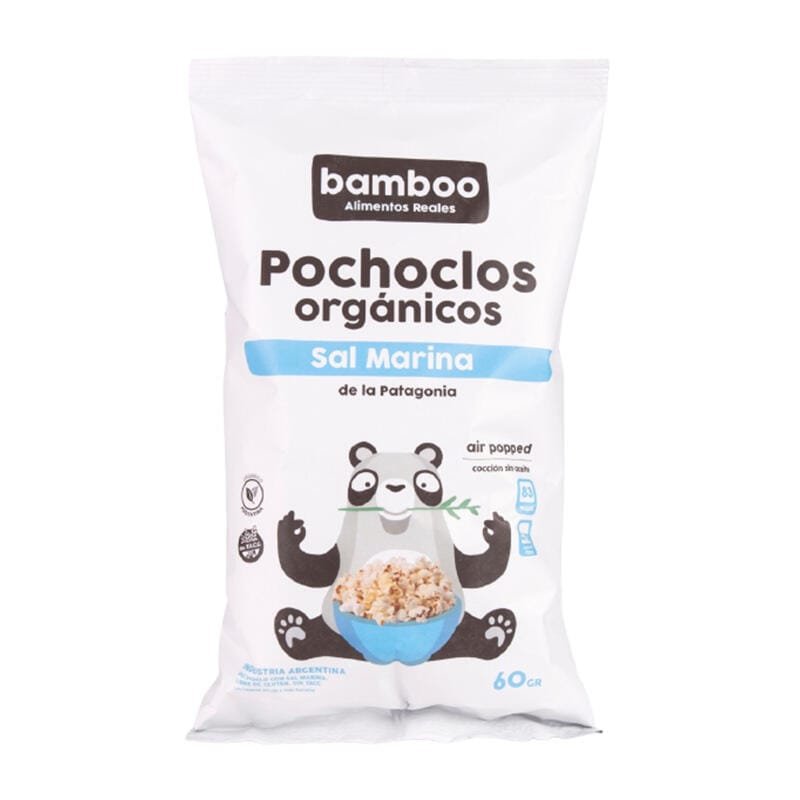 POCHOCLOS ORGANICOS X 80 G BAMBOO SAL MARINA