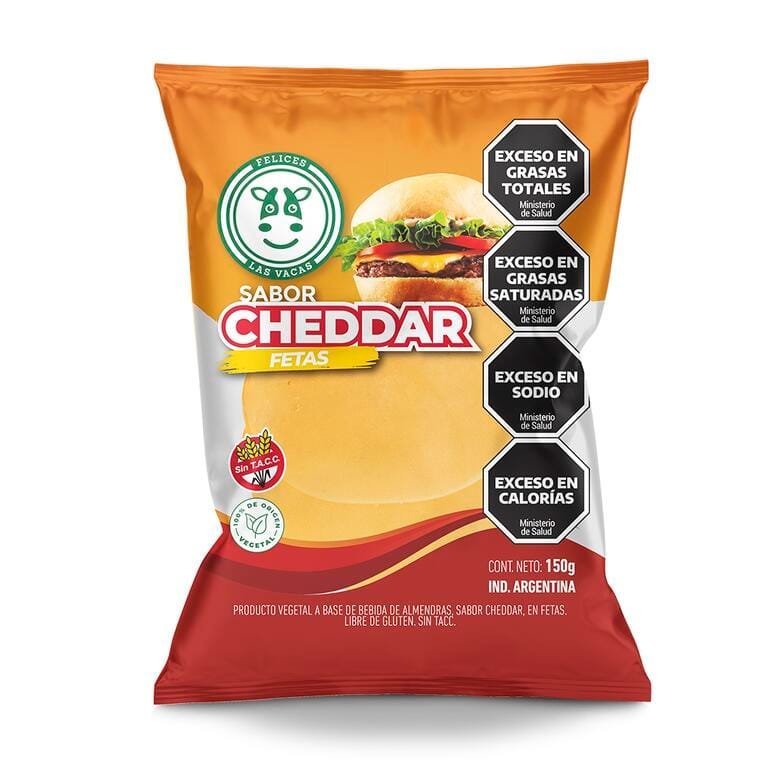 QUESO CHEDDAR FELICES LAS VACAS FETAS