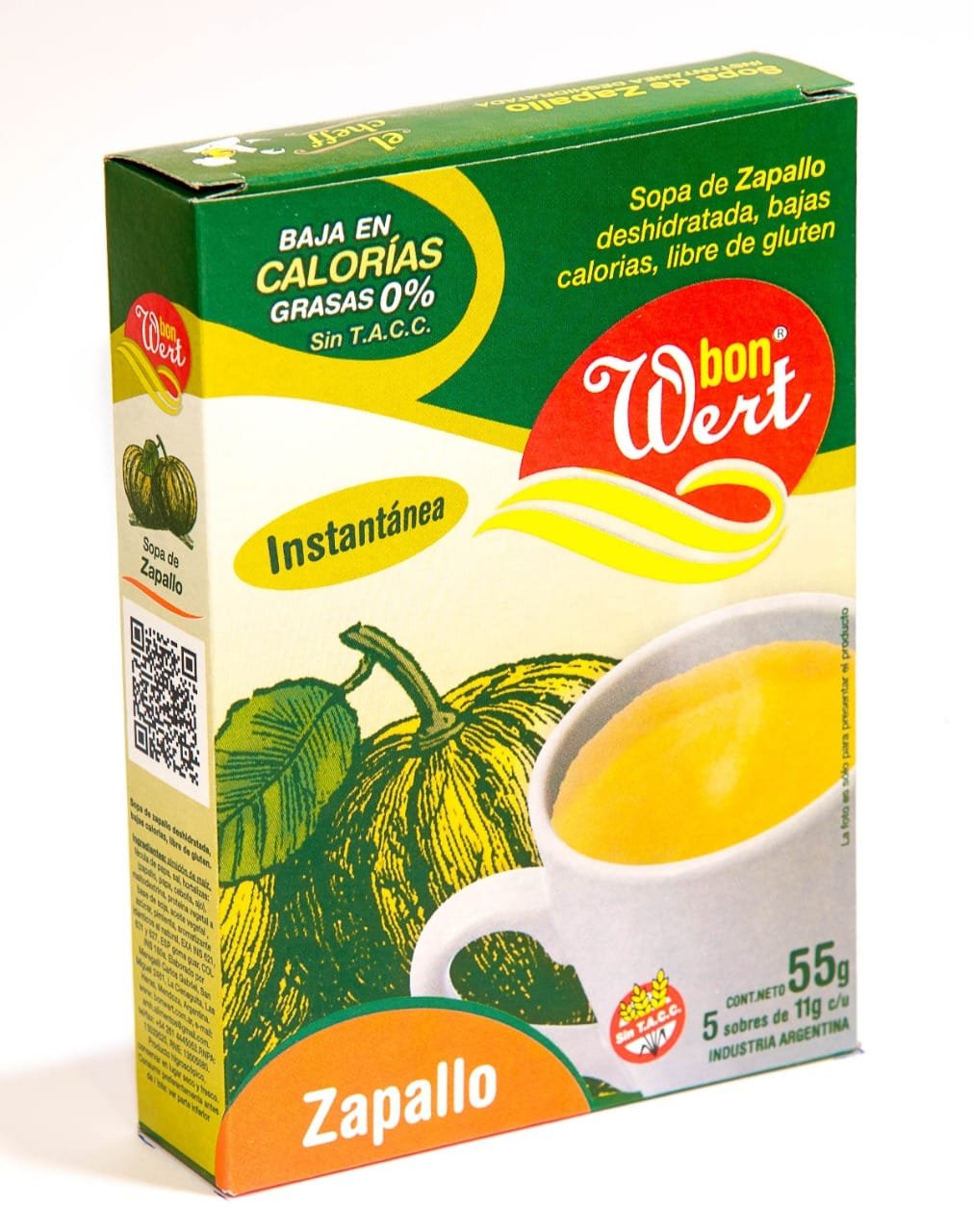 SOPA BON WERT INSTANTANEA DE ZAPALLO