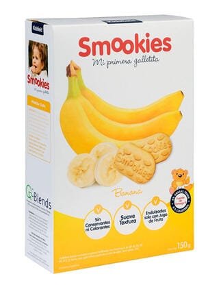 GALLETITAS DULCES SMOOKIES BABY BANANA 150 G