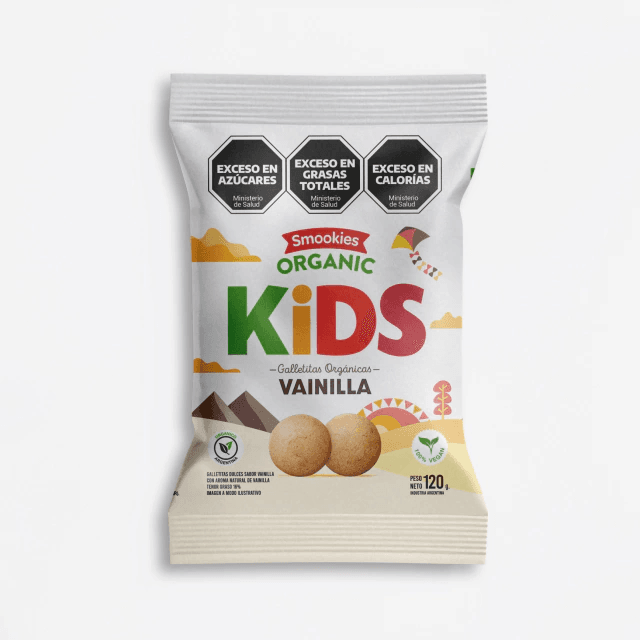 GALLETITAS ORGANICAS SMOOKIES KIDS VAINILLA 120 G
