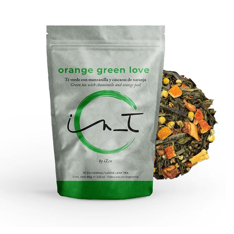 TE ORANGE GREEN LOVE HEBRAS