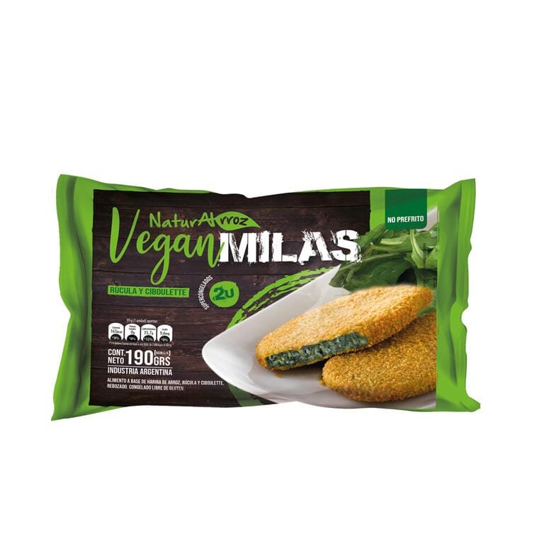 VEGANMILA NATURALRROZ RUCULA Y CIBOULETTE 2 U