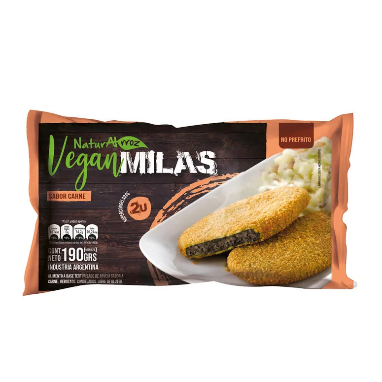VEGANMILA NATURALRROZ SABOR CARNE 2 U