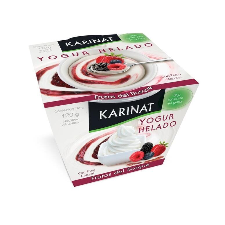 YOGUR HELADO FRUTOS DEL BOSQUE 120 G KARINAT