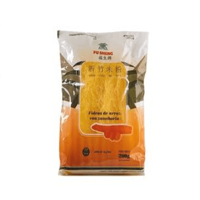 FIDEOS DE ARROZ FU SHENG CON ZANAHORIA 200 G