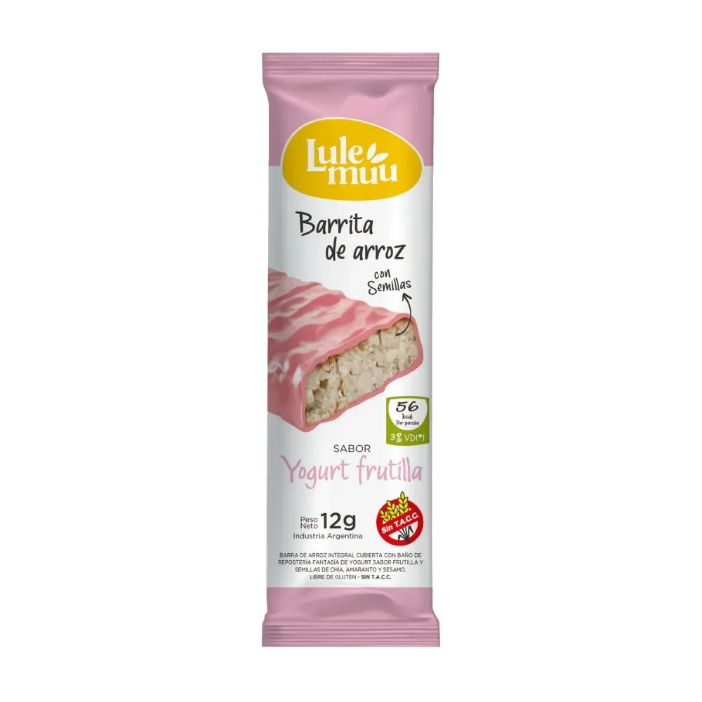 BARRITAS LULEMUU FRUTILLA 20 G
