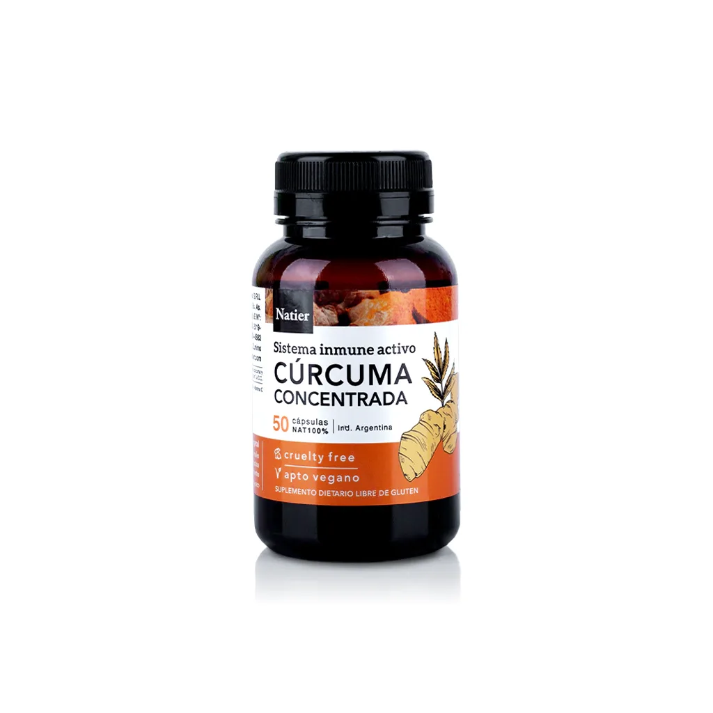 CURCUMA CONCENTRADA NATIER X 50 CAPSULAS