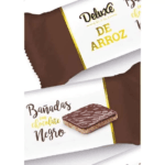 GALLETAS DE ARROZ DELUXE BAÑADAS CON CHOCOLATE NEGRO