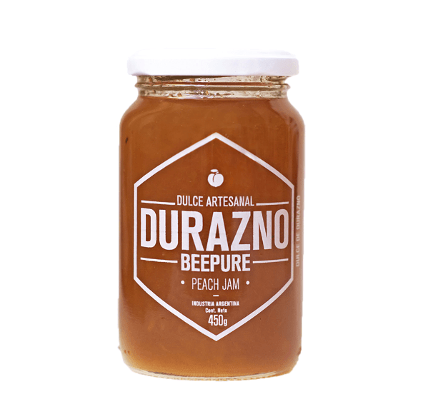 MERMELADA BEEPURE 450 G DURAZNO