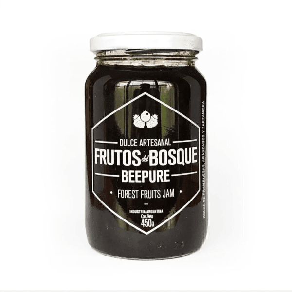 MERMELADA BEEPURE 450 G FRUTOS DEL BOSQUE