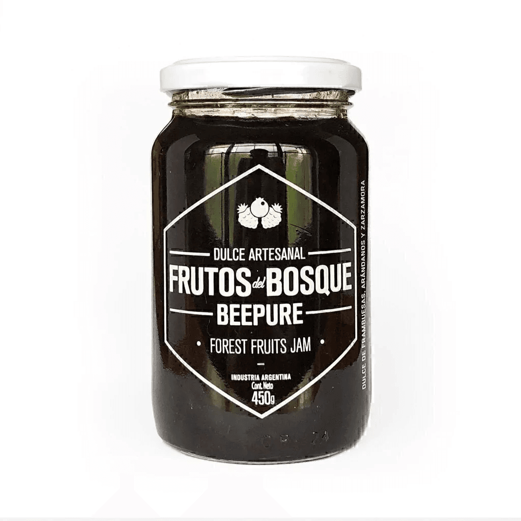 MERMELADA BEEPURE 450 G FRUTOS DEL BOSQUE
