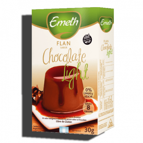 FLAN EMETH LIGHT SABOR CHOCOLATE