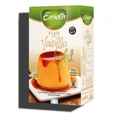 FLAN EMETH LIGHT SABOR VAINILLA