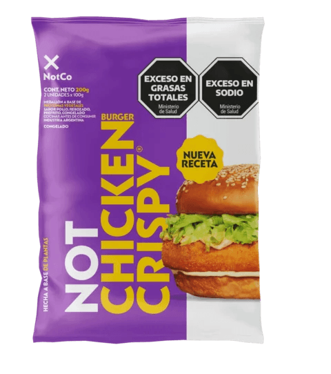 NOT CHICKEN CRISPY BURGER X 2 100 G