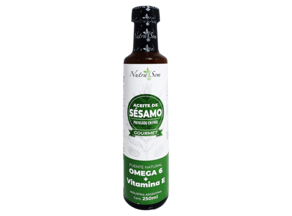 ACEITE DE SESAMO NUTRASEM PRENSADO EN FRIO 250 ML