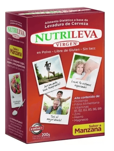 LEVADURA NUTRICIONAL CALSA NUTRILEVA MANZANA 200 G