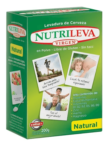 LEVADURA NUTRICIONAL CALSA NUTRILEVA VIRGEN 200 G