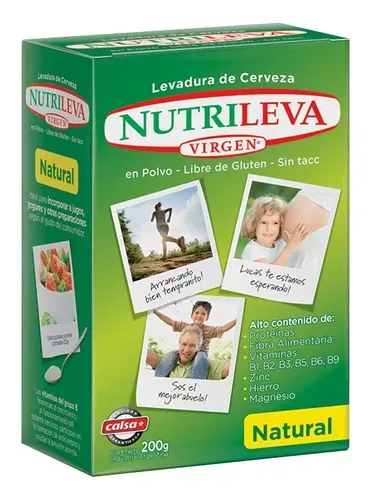 LEVADURA NUTRICIONAL CALSA NUTRILEVA VIRGEN 200 G